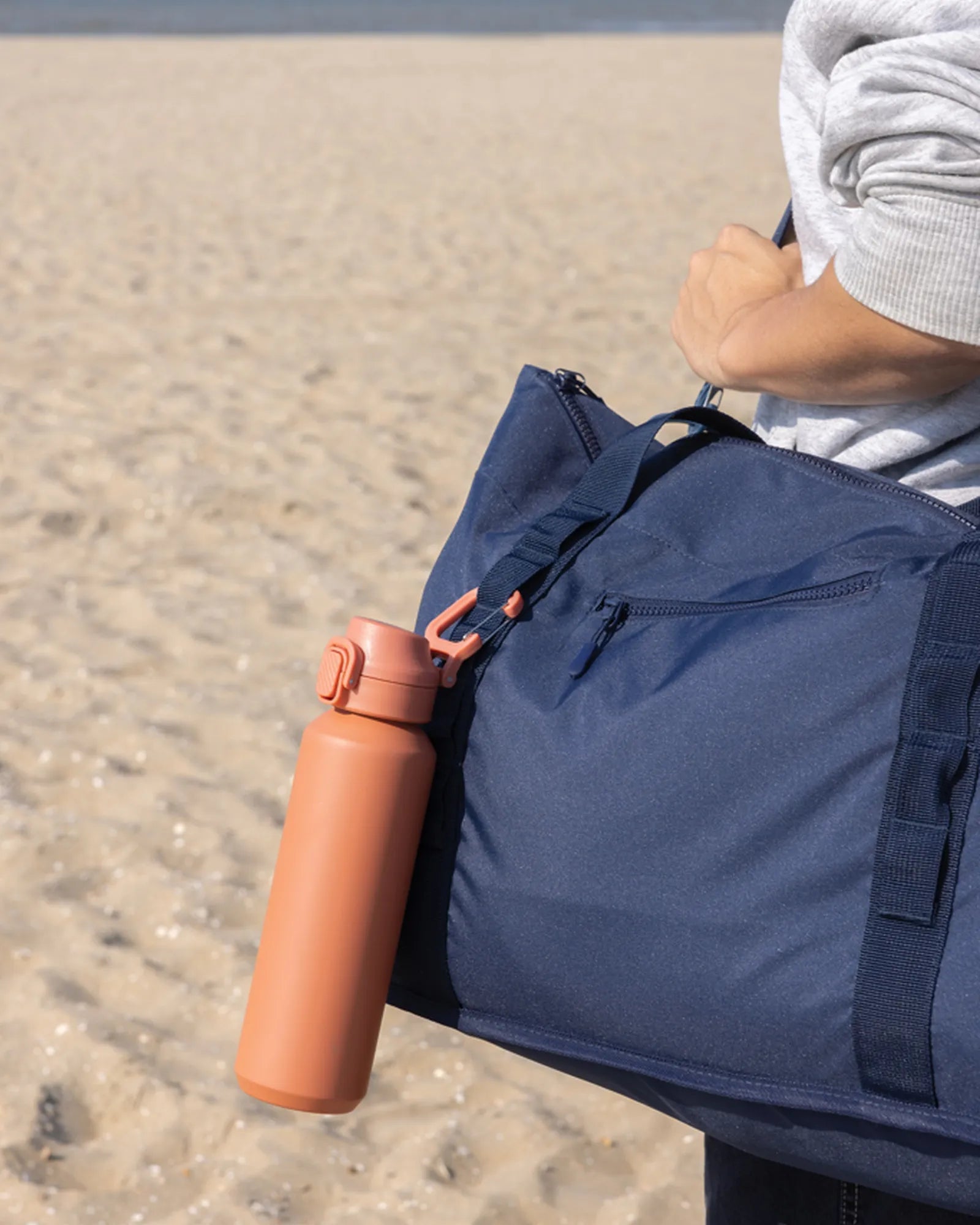 Thermosfles van gerecycled rvs 600ml om te personaliseren - 25