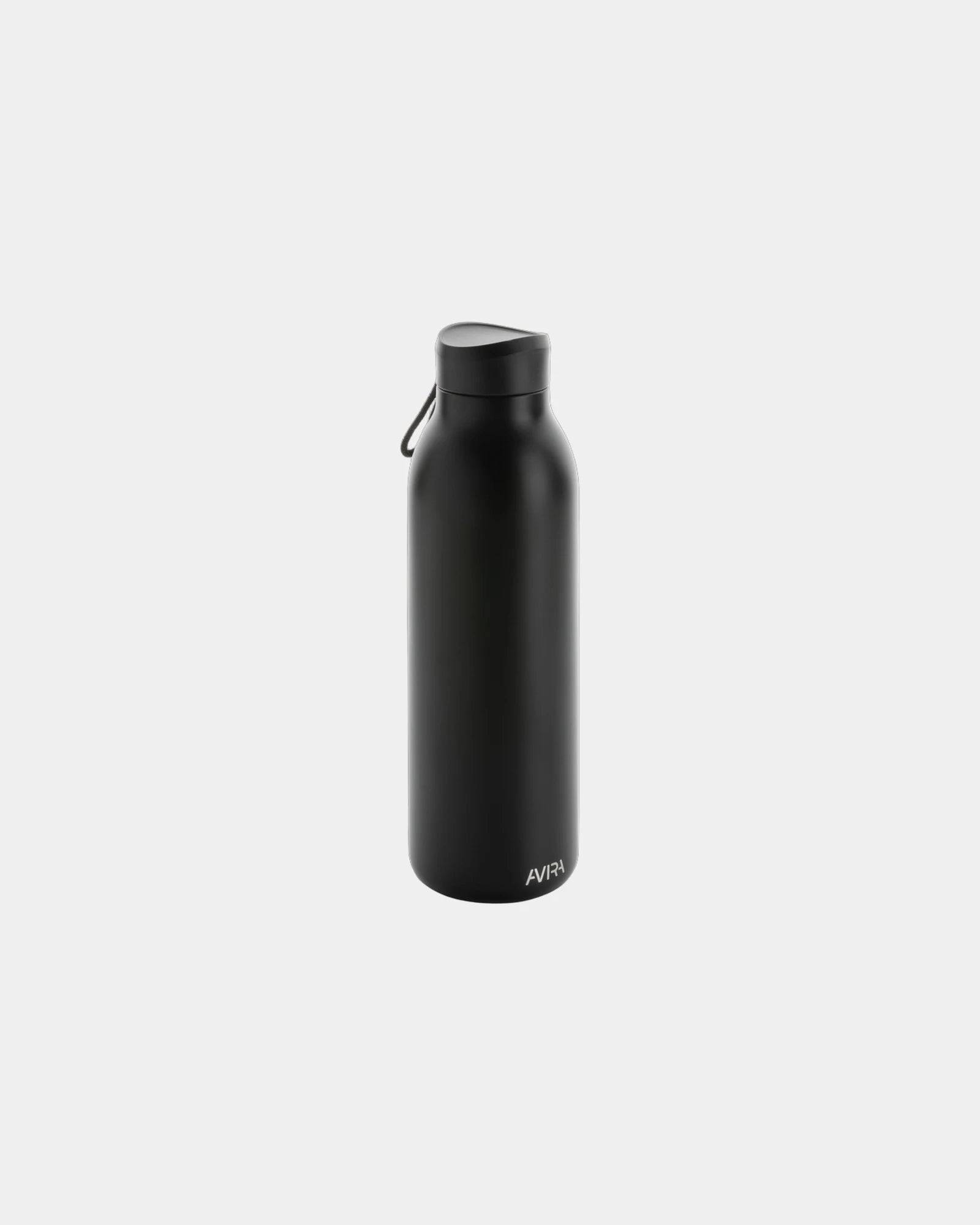 Thermosfles van gerecycled rvs RCS om te personaliseren - Zwart