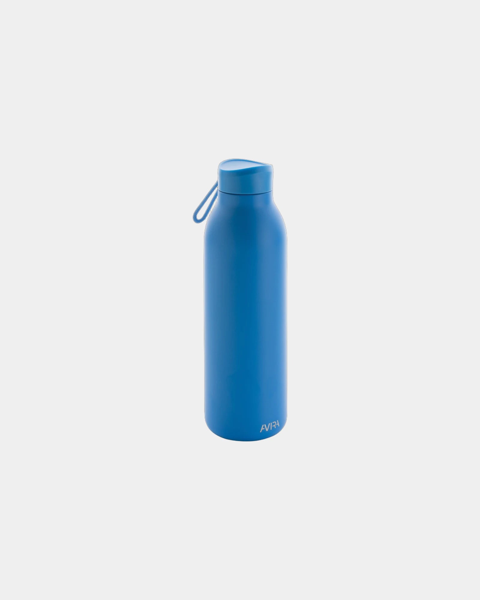 Thermosfles van gerecycled rvs RCS om te personaliseren - Blauw