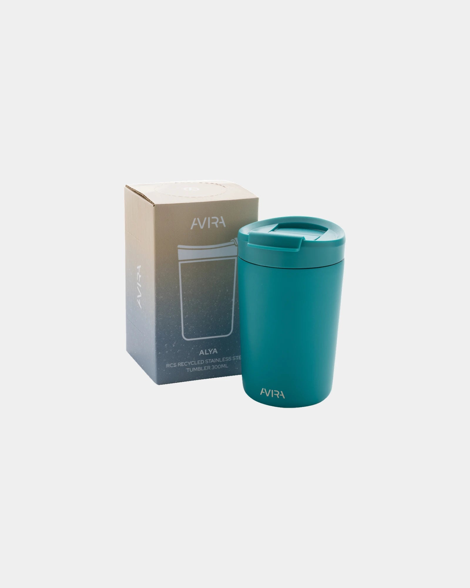 Mug gerecycled staal RCS 300ml om te personaliseren