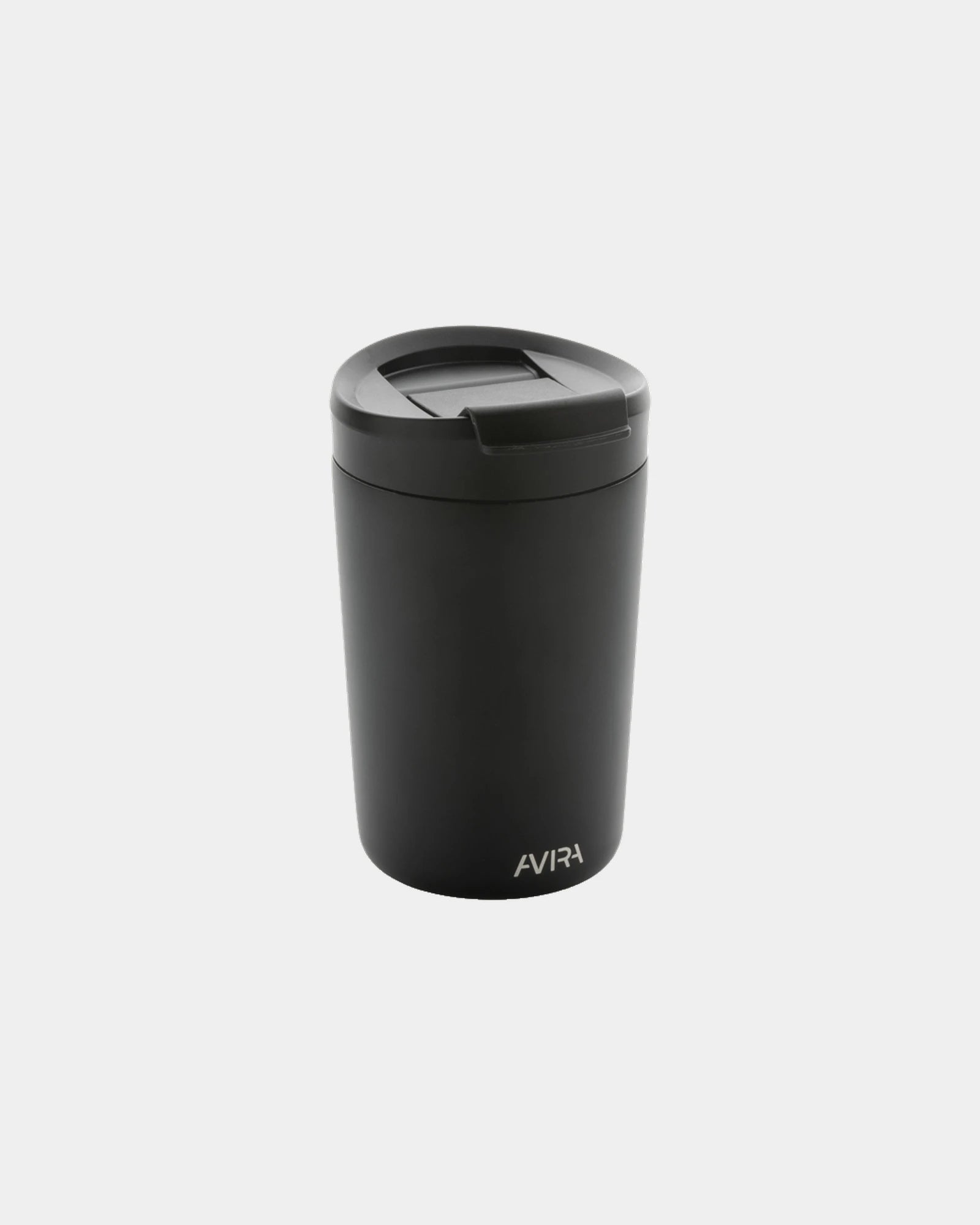 Mug gerecycled staal RCS 300ml om te personaliseren - Zwart