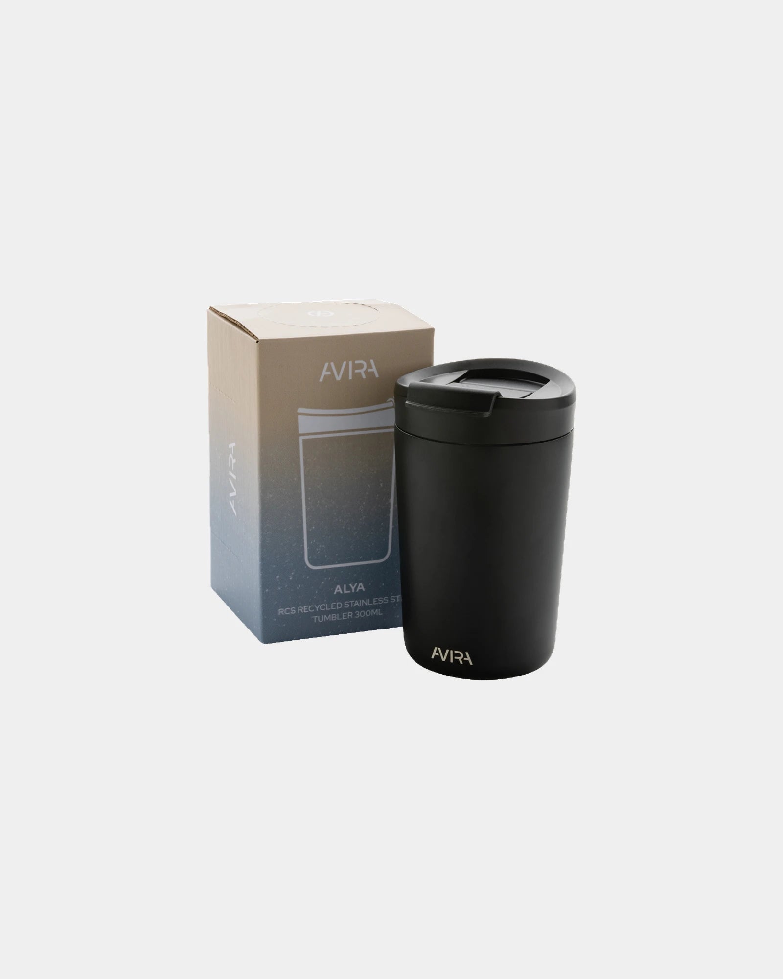 Mug gerecycled staal RCS 300ml om te personaliseren
