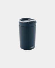 Mug gerecycled staal RCS 300ml om te personaliseren - Marineblauw