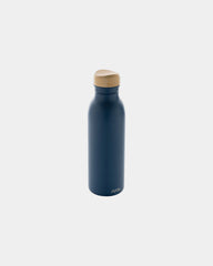 Drinkfles van gerecycled rvs RCS 600ml om te personaliseren - Marineblauw