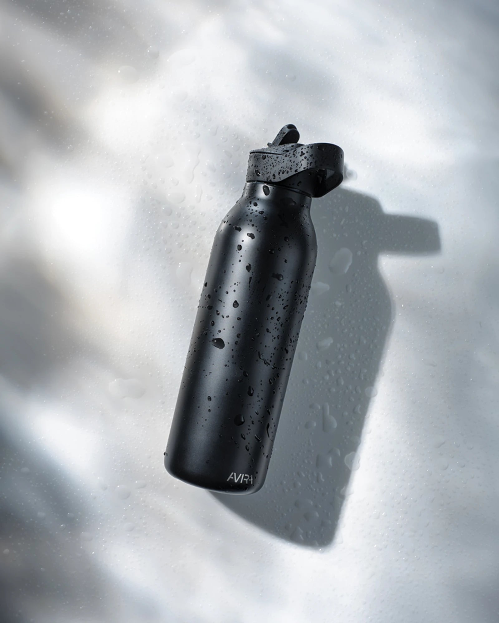 Drinkfles van gerecycled rvs fliptop om te personaliseren - 16