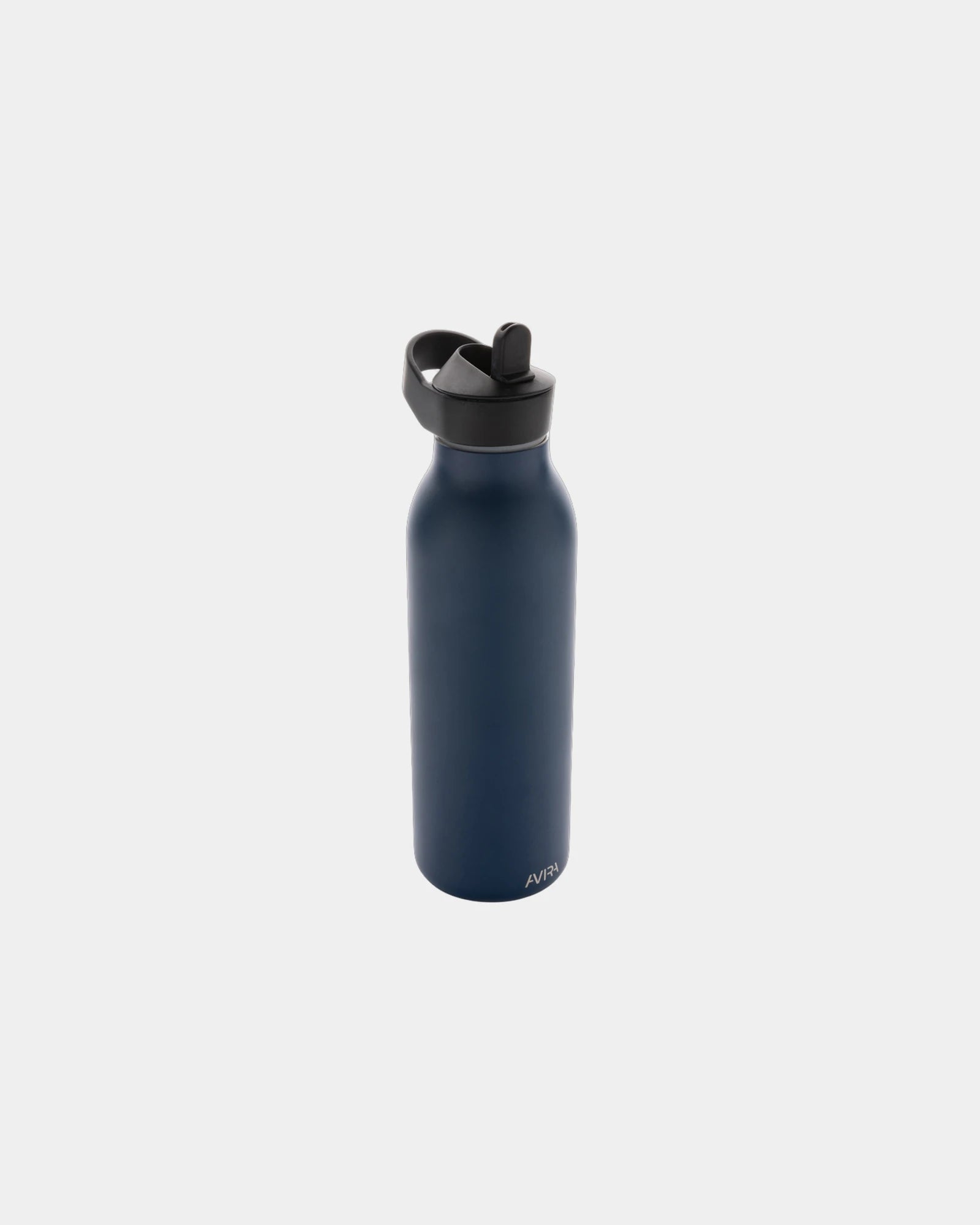 Drinkfles van gerecycled rvs fliptop om te personaliseren - Marineblauw