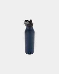 Drinkfles van gerecycled rvs fliptop om te personaliseren - Marineblauw