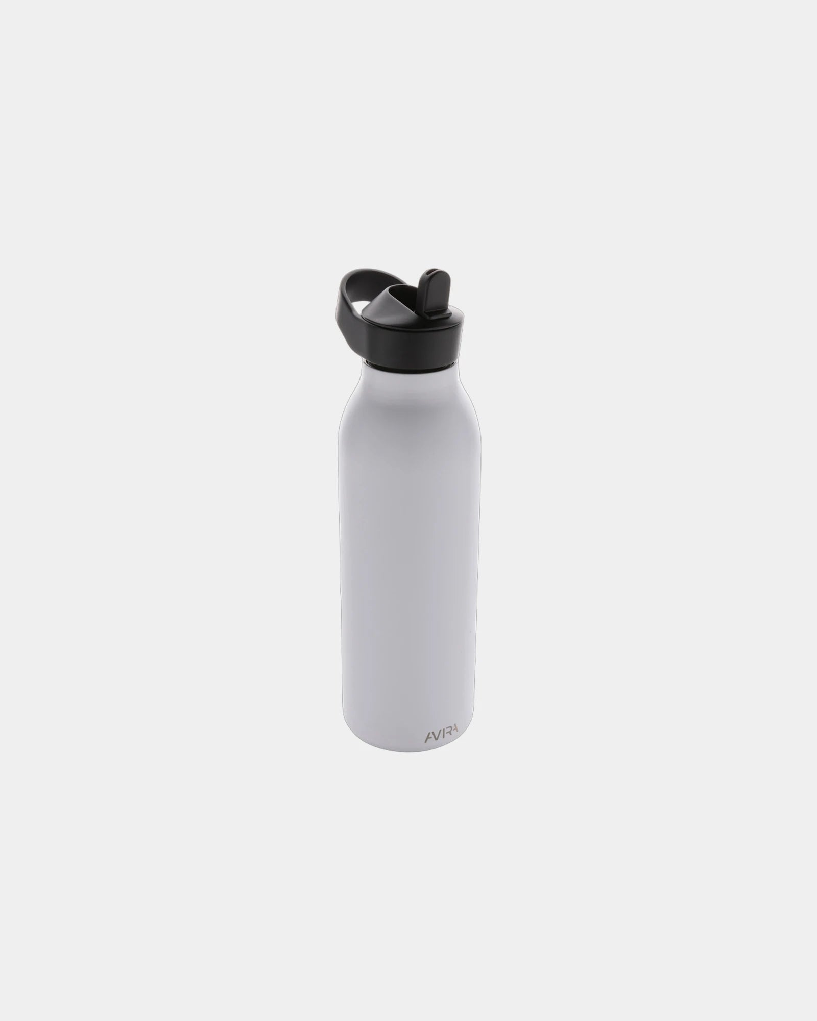 Drinkfles van gerecycled rvs fliptop om te personaliseren - Wit
