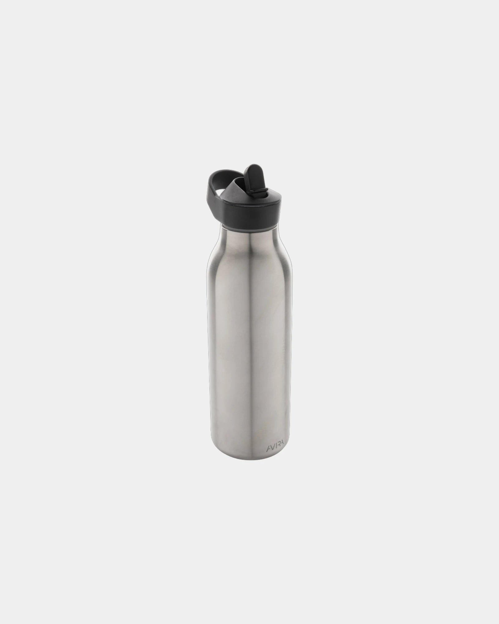 Drinkfles van gerecycled rvs fliptop om te personaliseren - Zilver