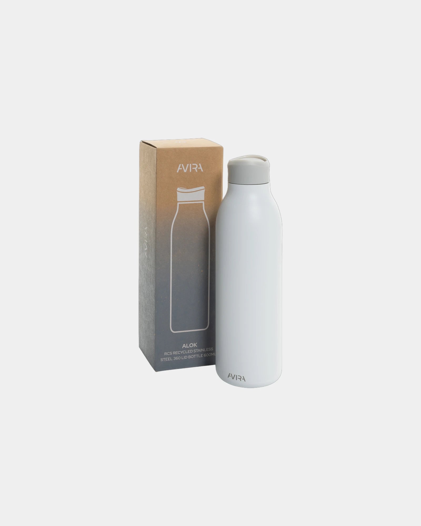 Drinkfles van gerecycled rvs RCS 600ml om te personaliseren - 24