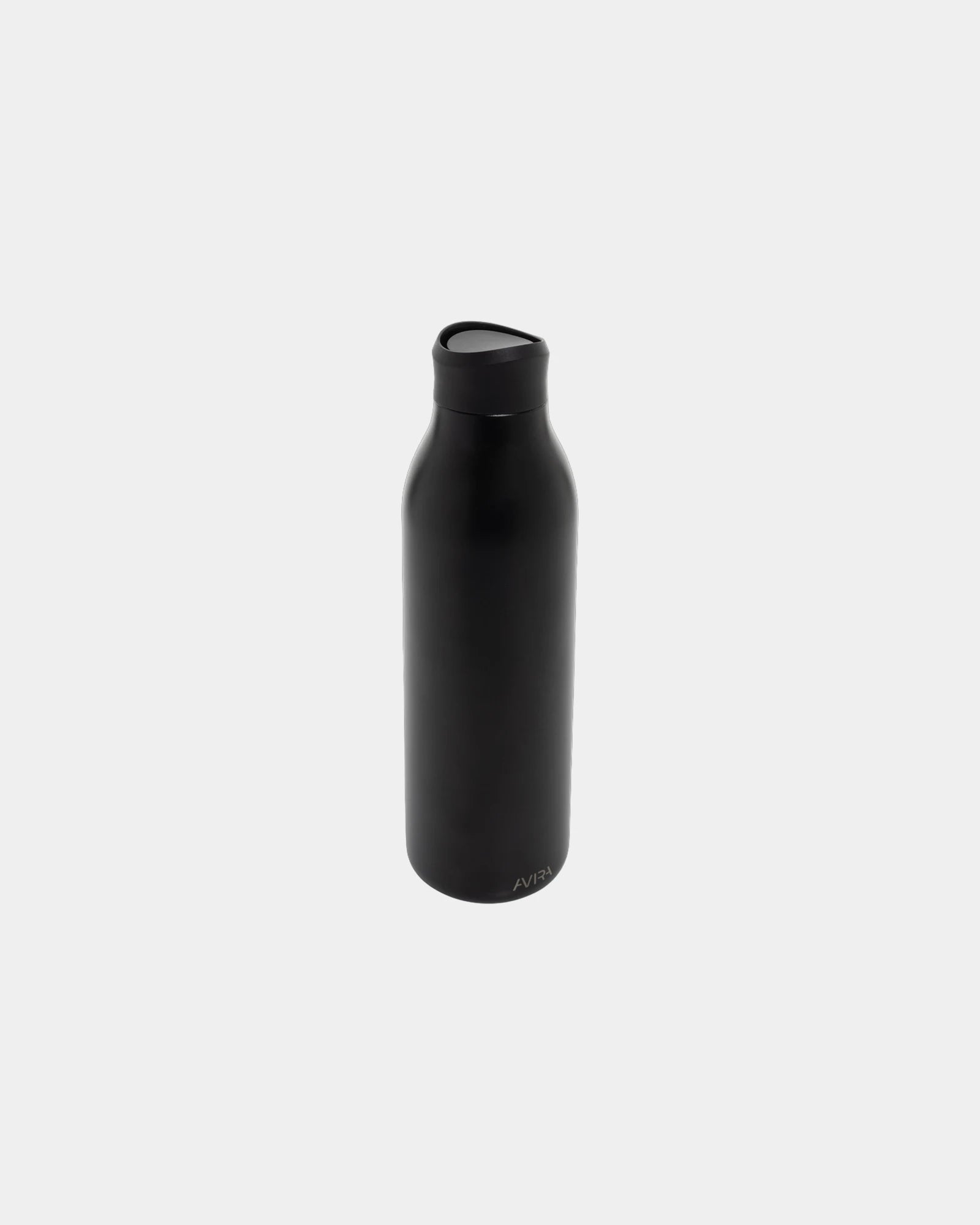 Drinkfles van gerecycled rvs RCS 600ml om te personaliseren - Zwart