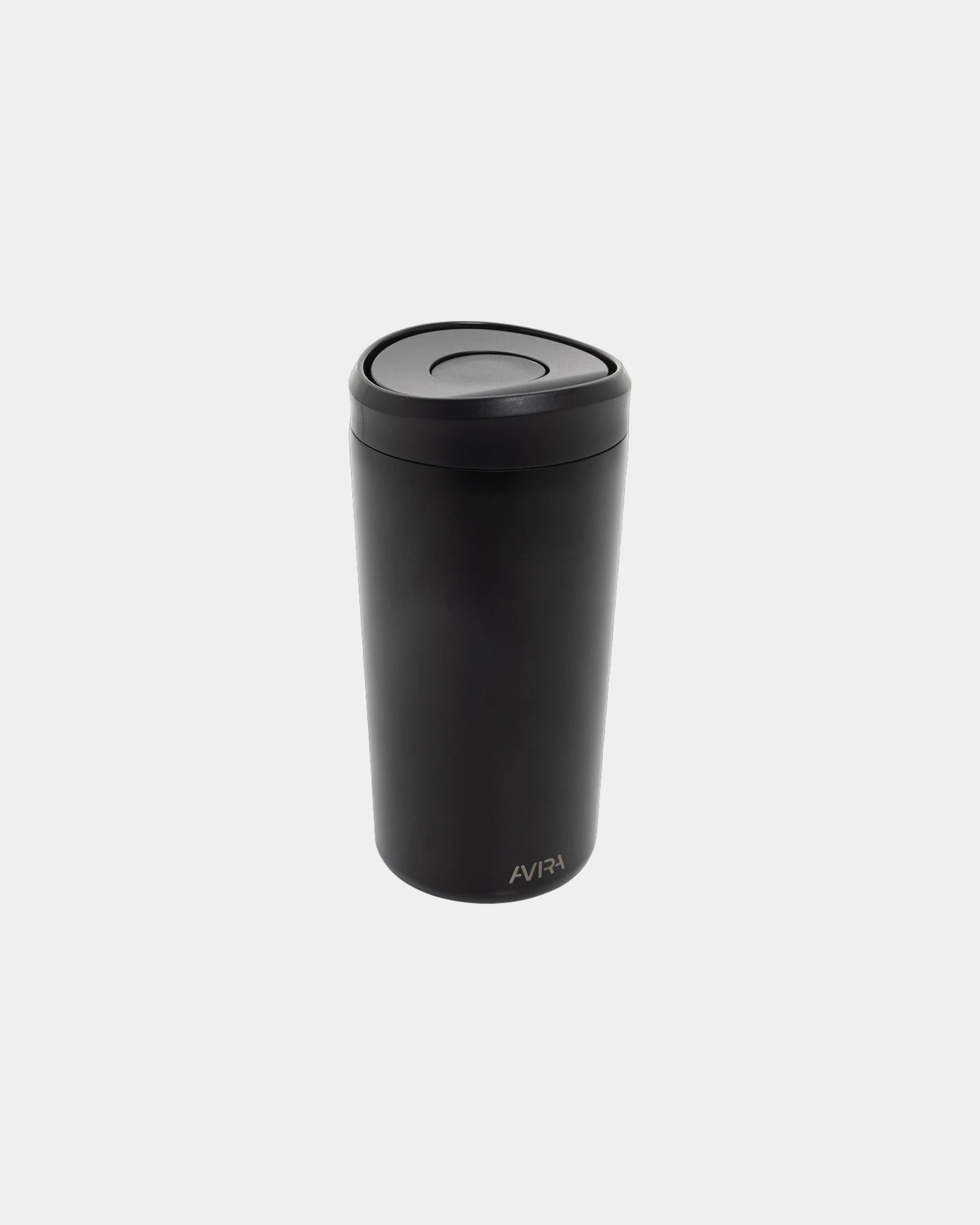 Mug gerecycled staal RCS 400ml Alix om te personaliseren - Zwart