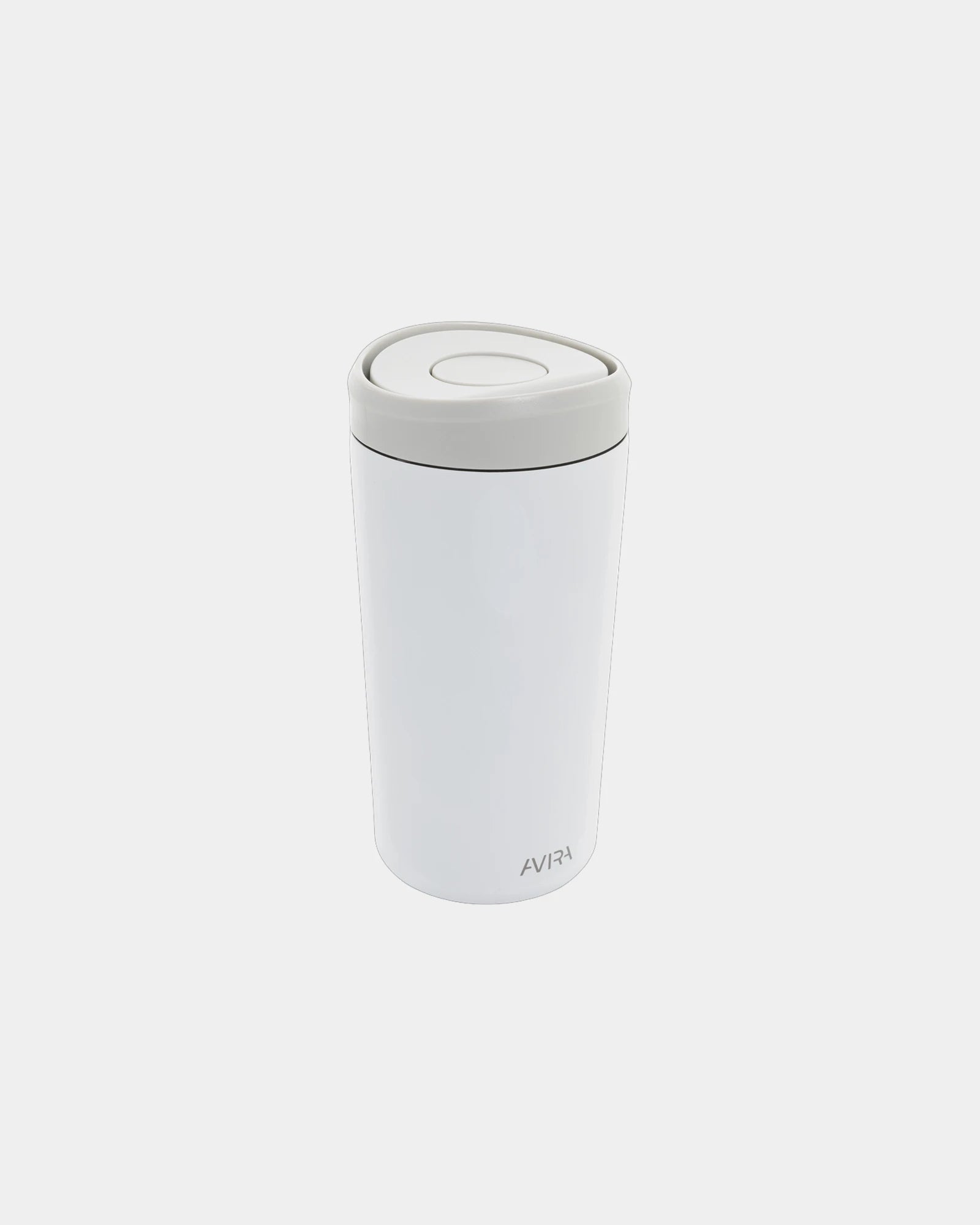 Mug gerecycled staal RCS 400ml Alix om te personaliseren - Wit