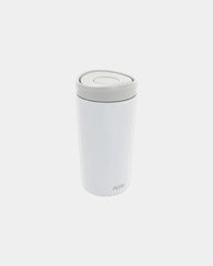 Mug gerecycled staal RCS 400ml Alix om te personaliseren - Wit