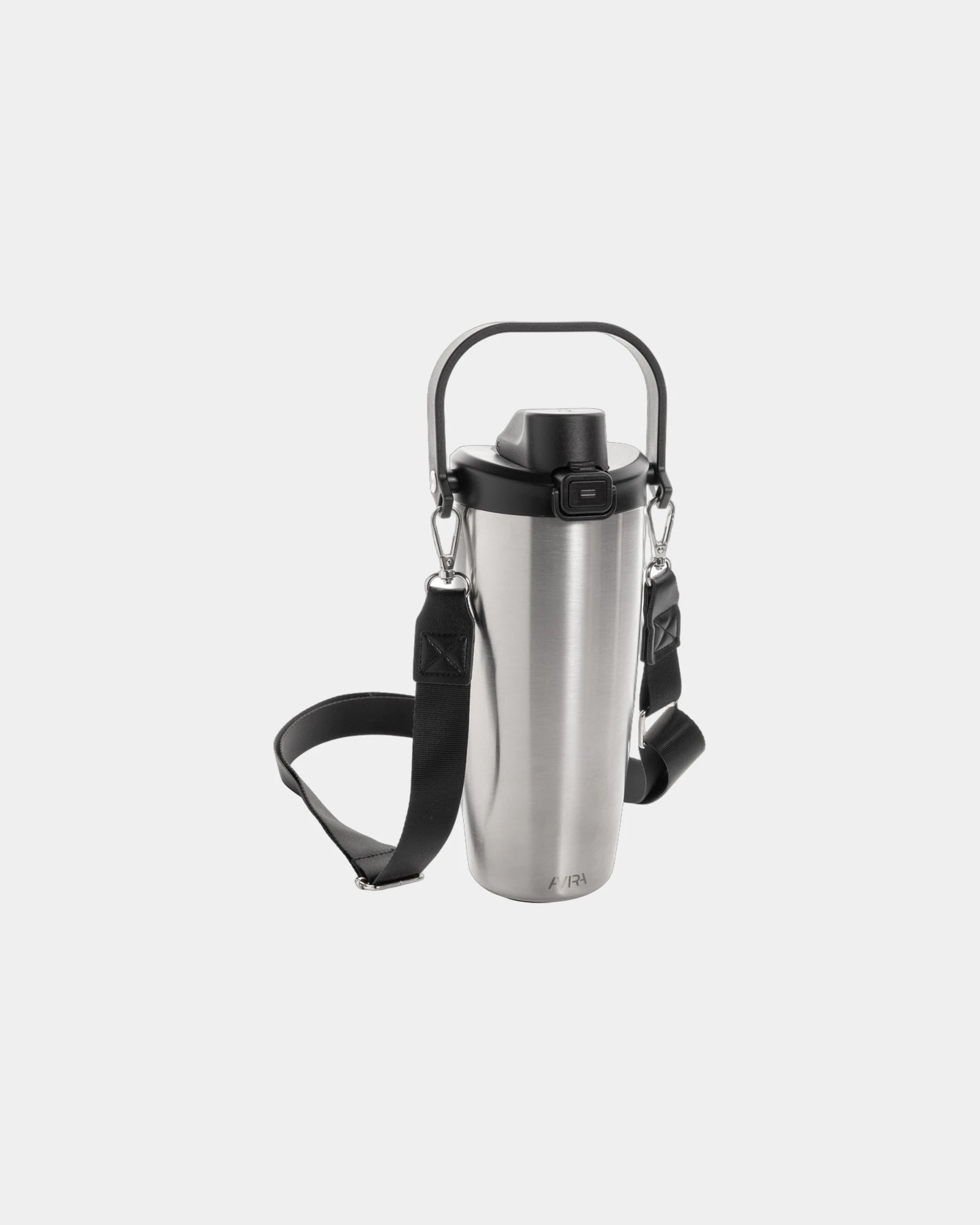 Drinkfles van gerecycled staal 600ml om te personaliseren - Zilver