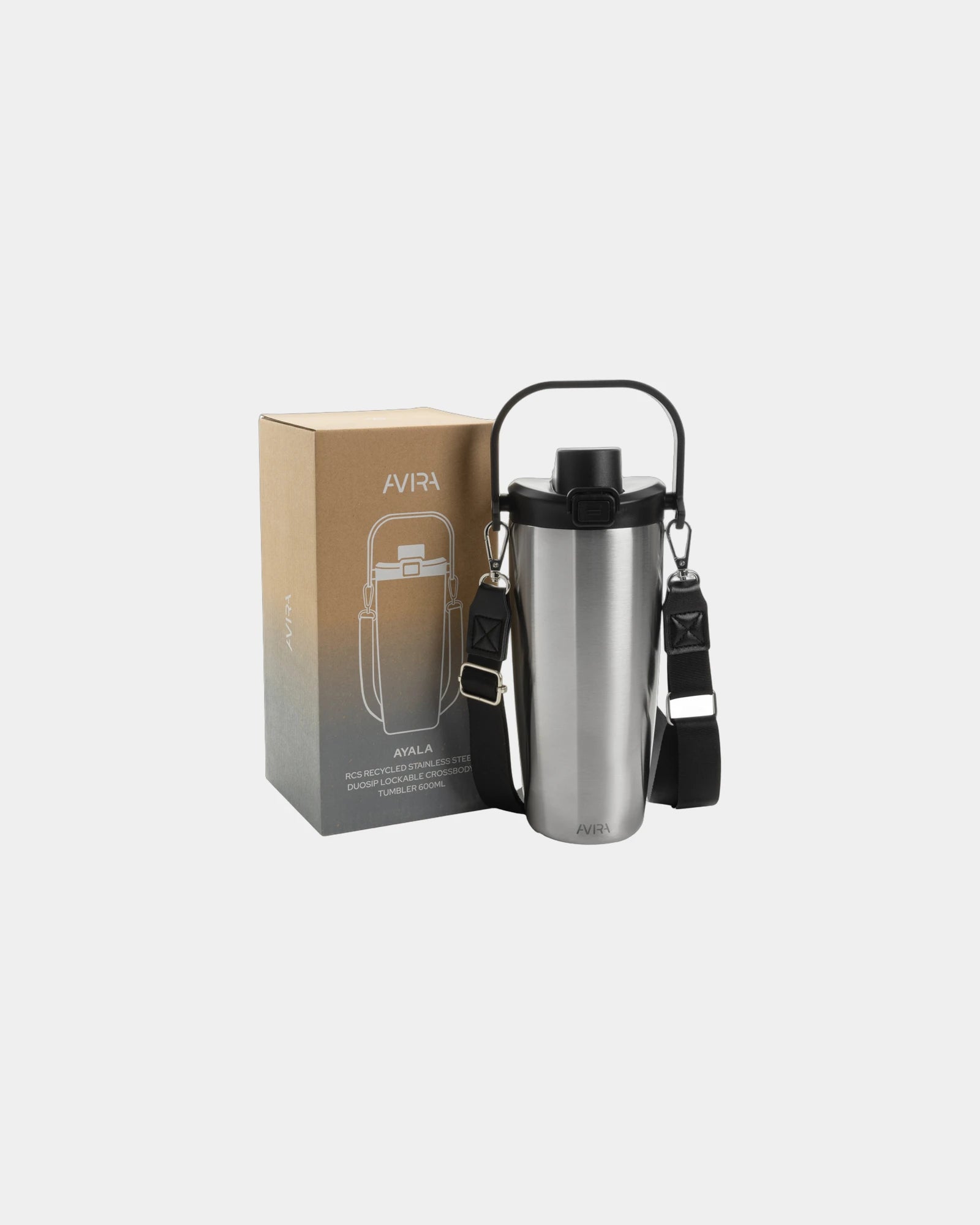 Drinkfles van gerecycled staal 600ml om te personaliseren - 11