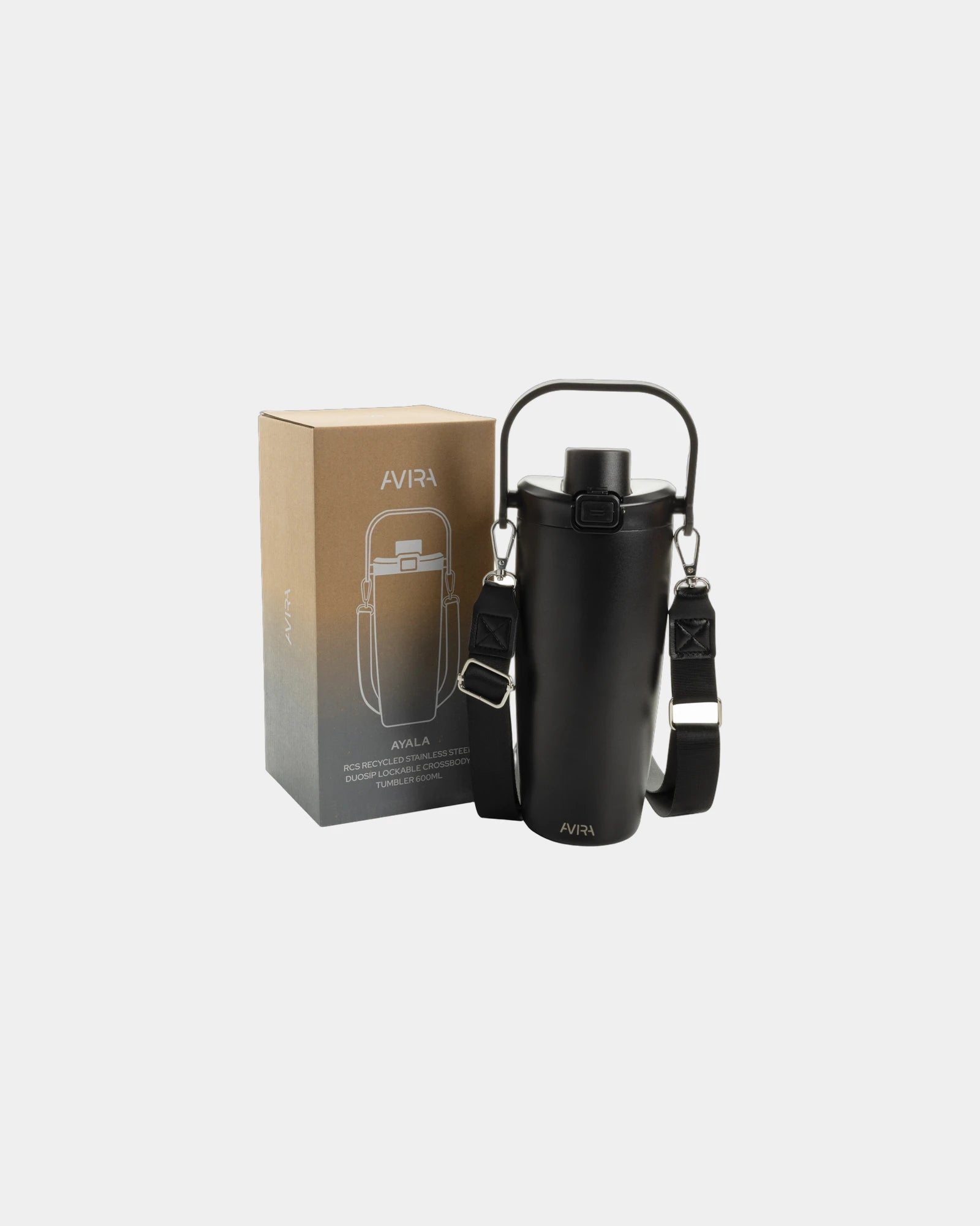 Drinkfles van gerecycled staal 600ml om te personaliseren - 1