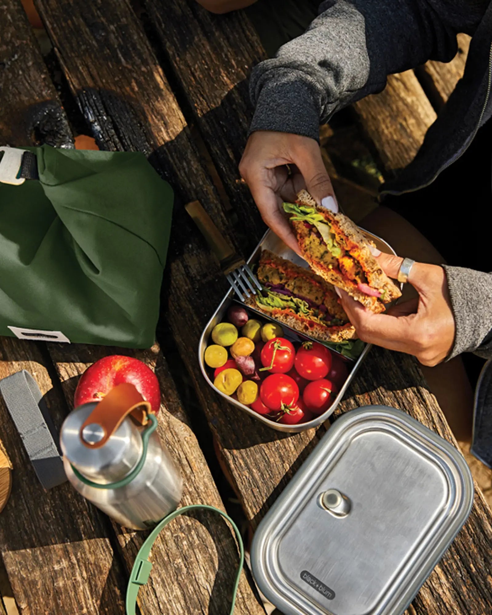 Lunchbox rvs Black + Blum 1L om te personaliseren - 13