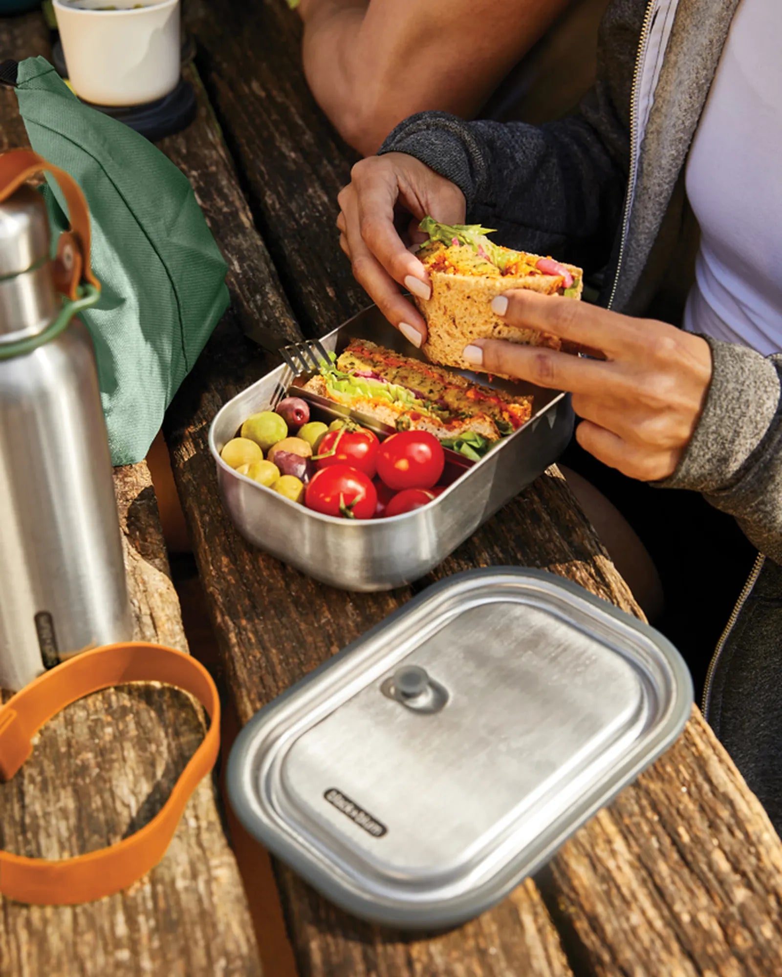 Lunchbox rvs Black + Blum 1L om te personaliseren - 5