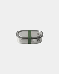 Lunchbox rvs Black + Blum 1L om te personaliseren - Olijfgroen