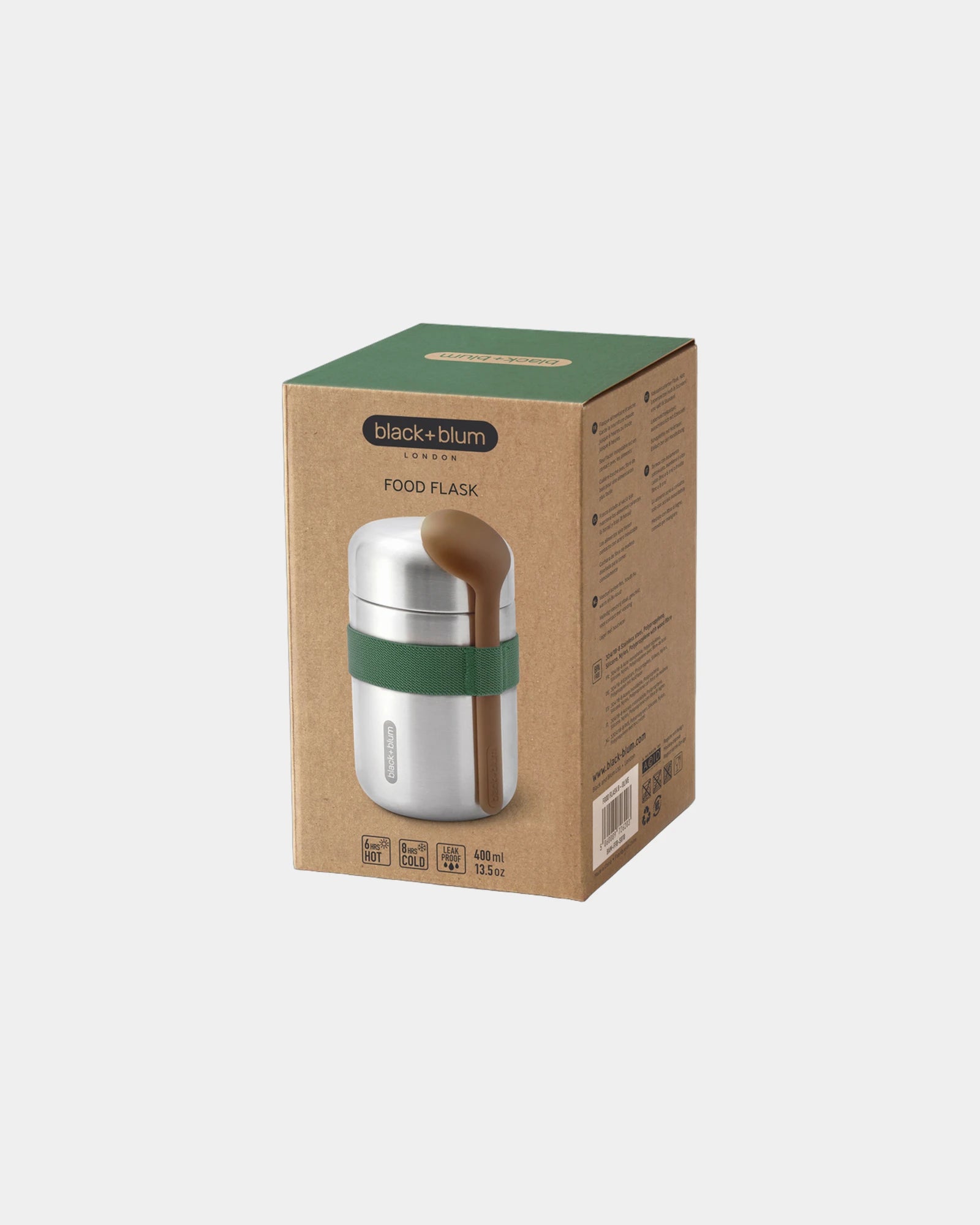 Voedselcontainer rvs Black + Blum 400ml om te personaliseren - 9