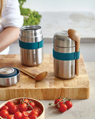 Voedselcontainer rvs Black + Blum 400ml om te personaliseren - 20