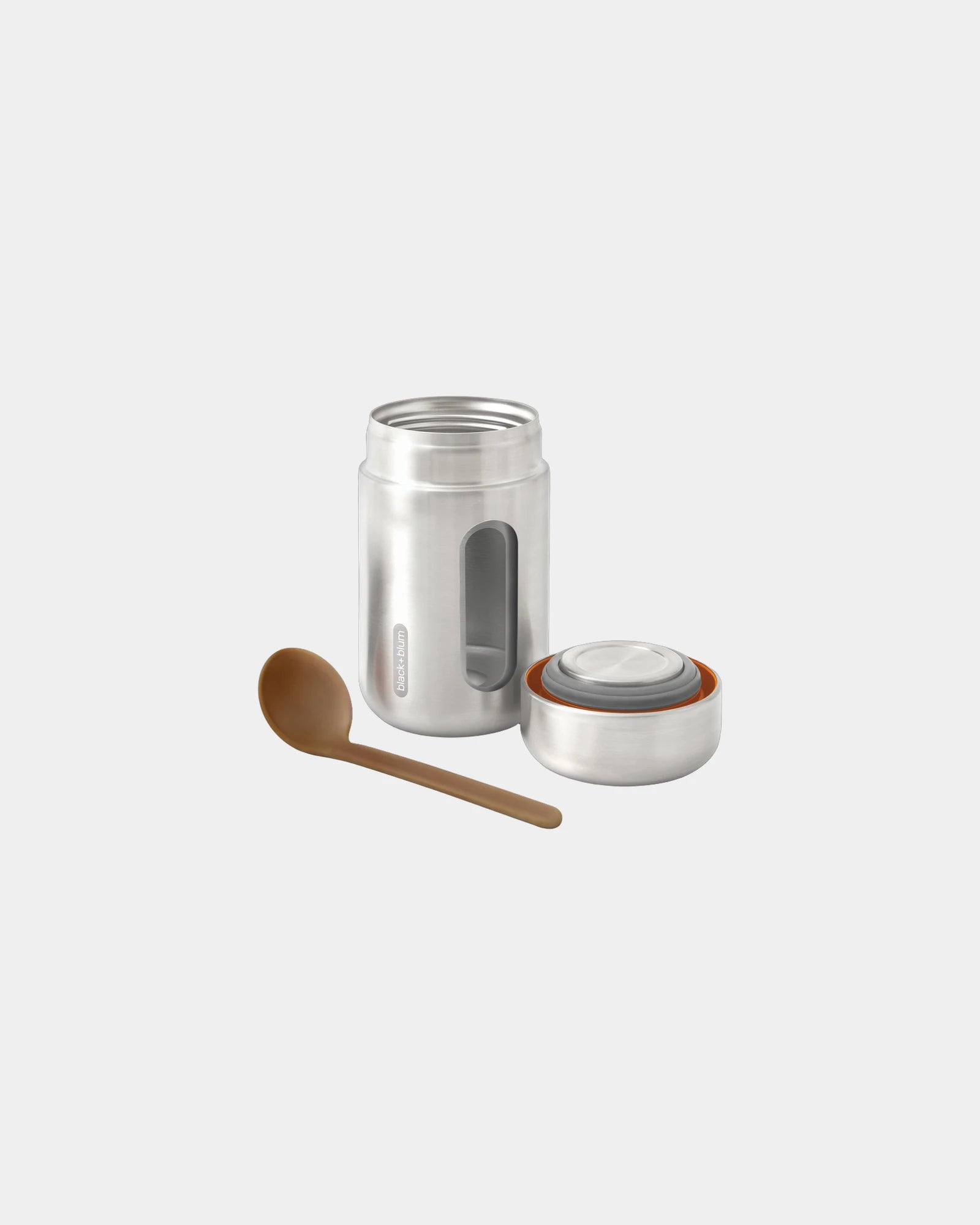 Voedselcontainer rvs Black + Blum 400ml om te personaliseren - 2