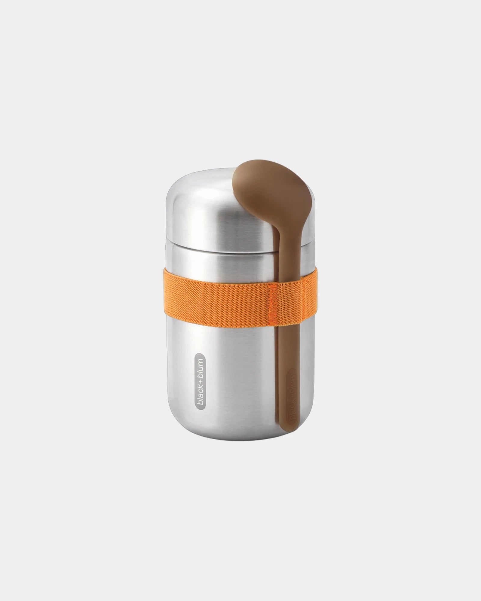 Voedselcontainer rvs Black + Blum 400ml om te personaliseren - Oranje