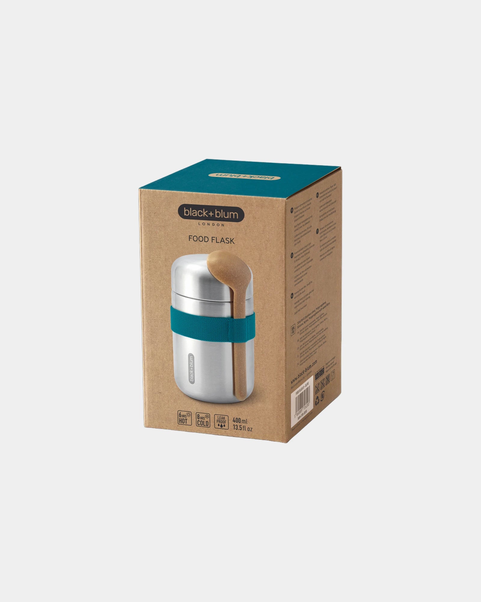 Voedselcontainer rvs Black + Blum 400ml om te personaliseren - 17