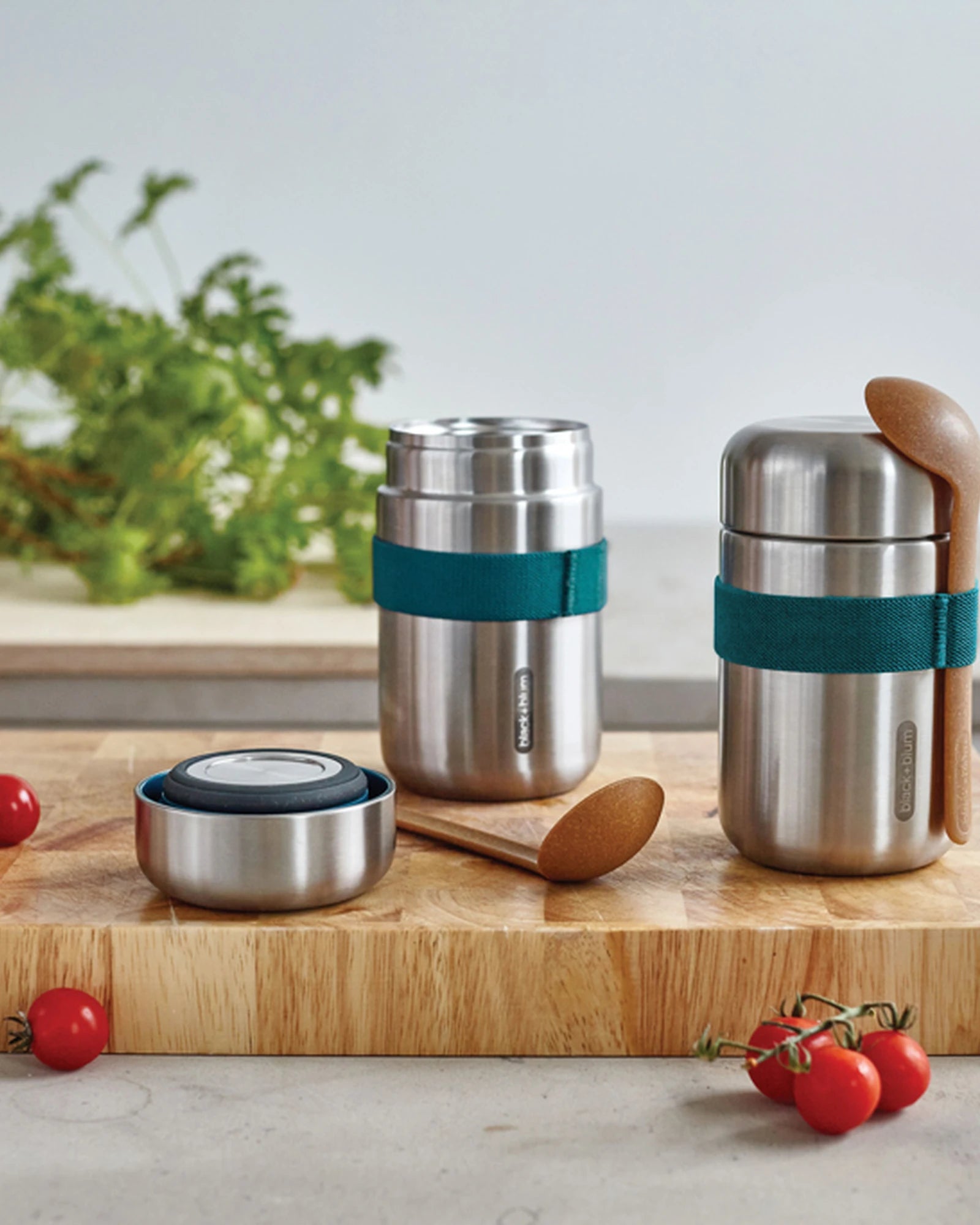 Voedselcontainer rvs Black + Blum 400ml om te personaliseren - 18