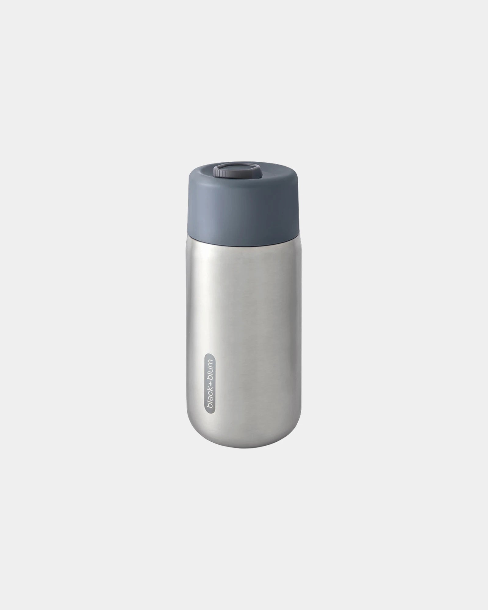 Reisbeker rvs waterdicht 340ml om te personaliseren - Grijs