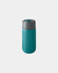 Reisbeker glas Black + Blum 340ml om te personaliseren - Turquoise