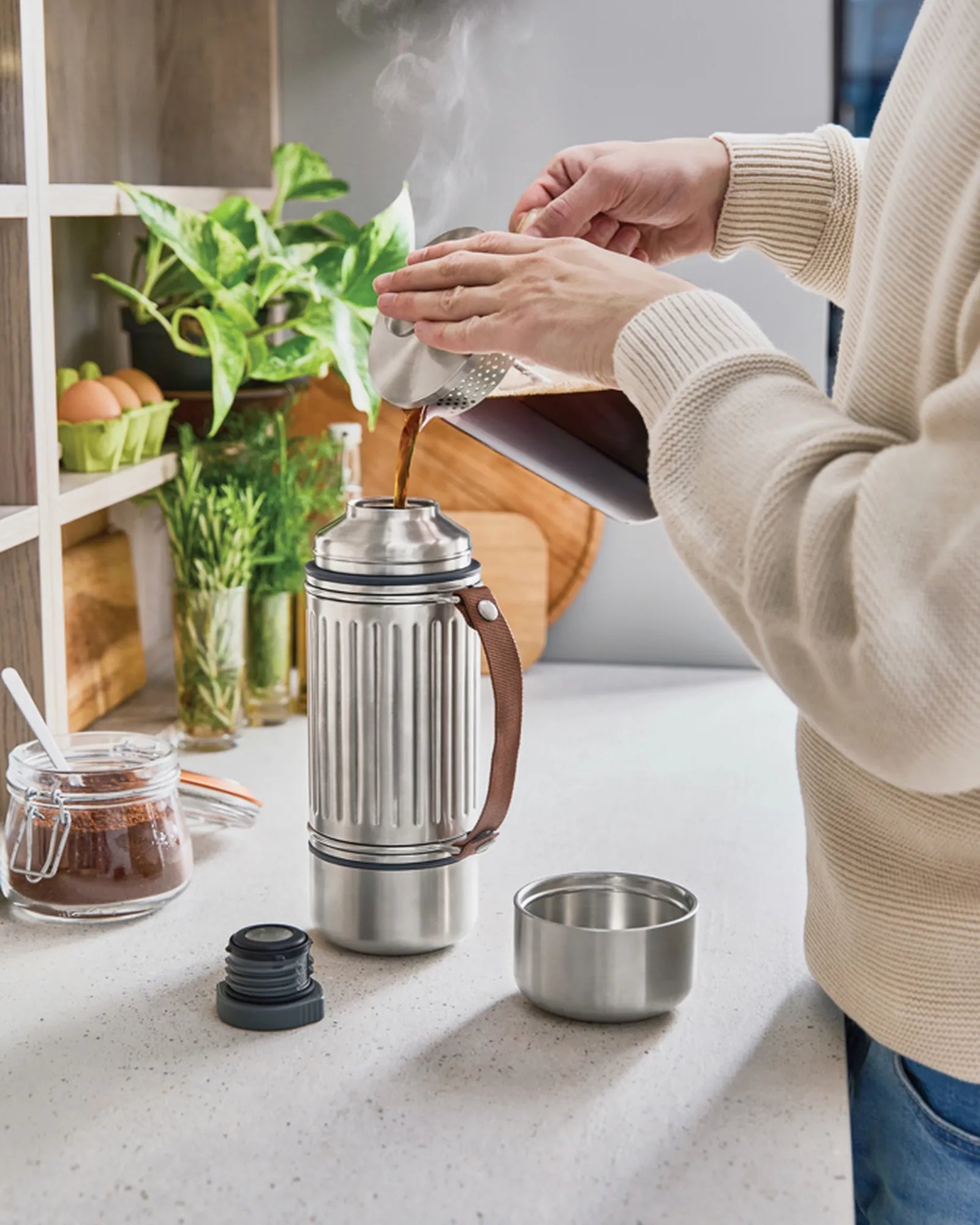 Thermosfles Explorer Duo 1L om te personaliseren - 8