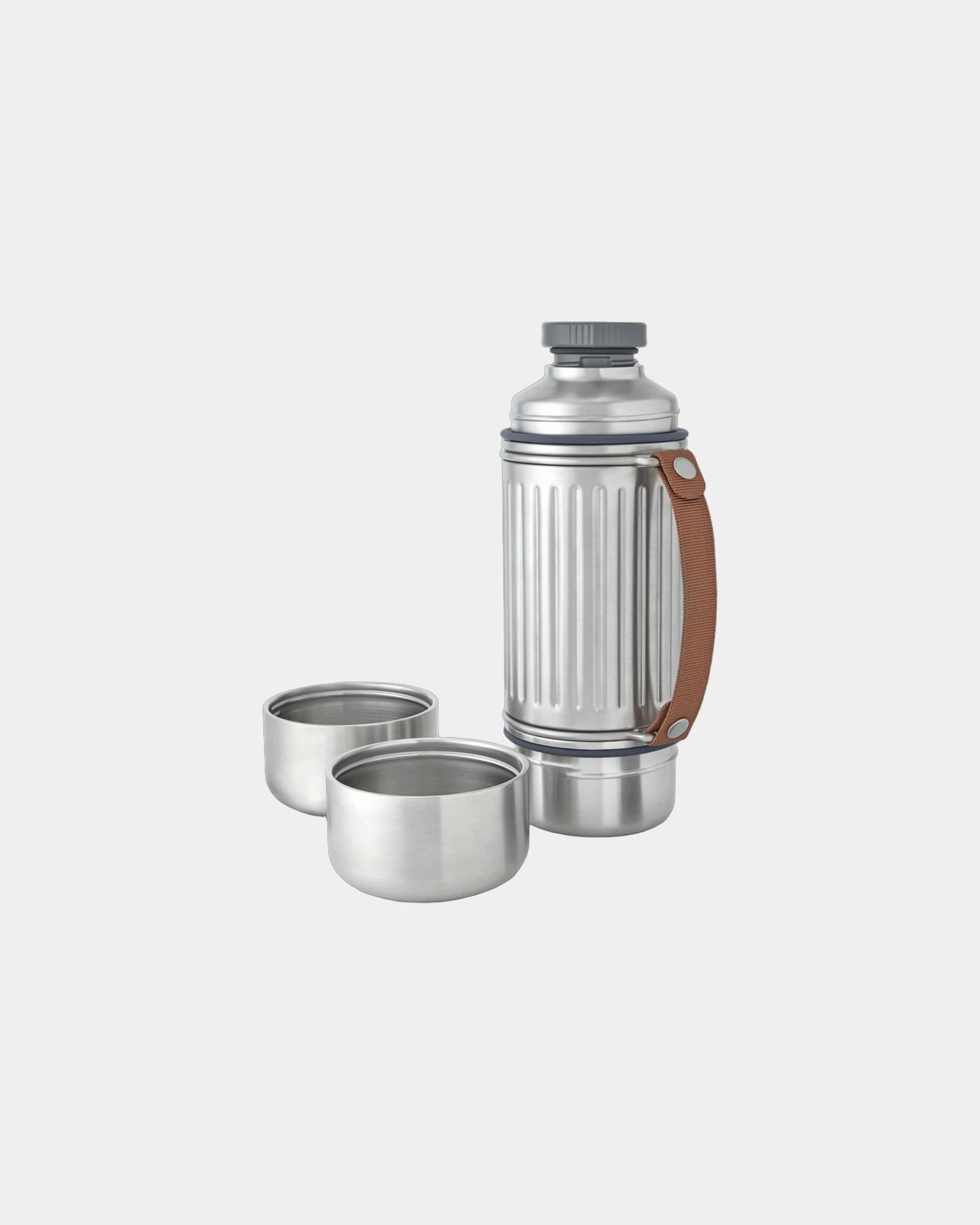 Thermosfles Explorer Duo 1L om te personaliseren - Grijs