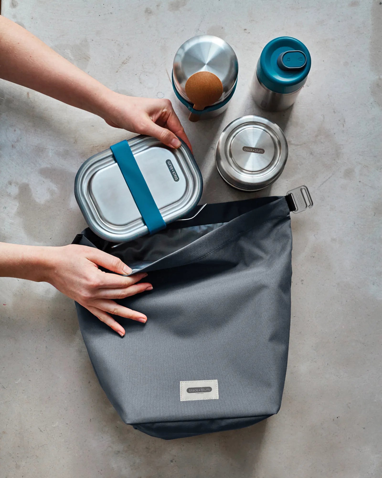 Lunchtas gerecycled RPET Black + Blum om te personaliseren - 18