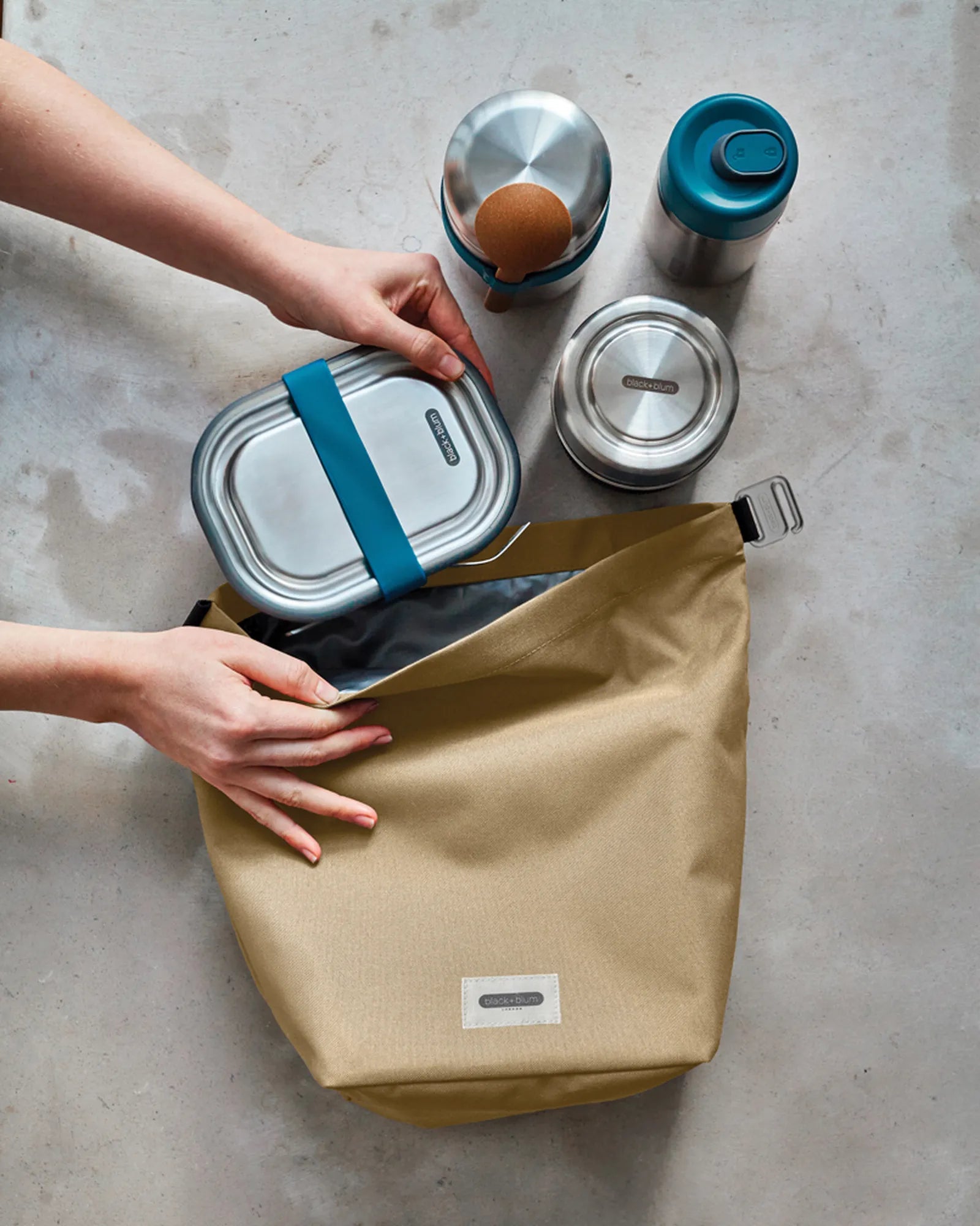 Lunchtas gerecycled RPET Black + Blum om te personaliseren - 28