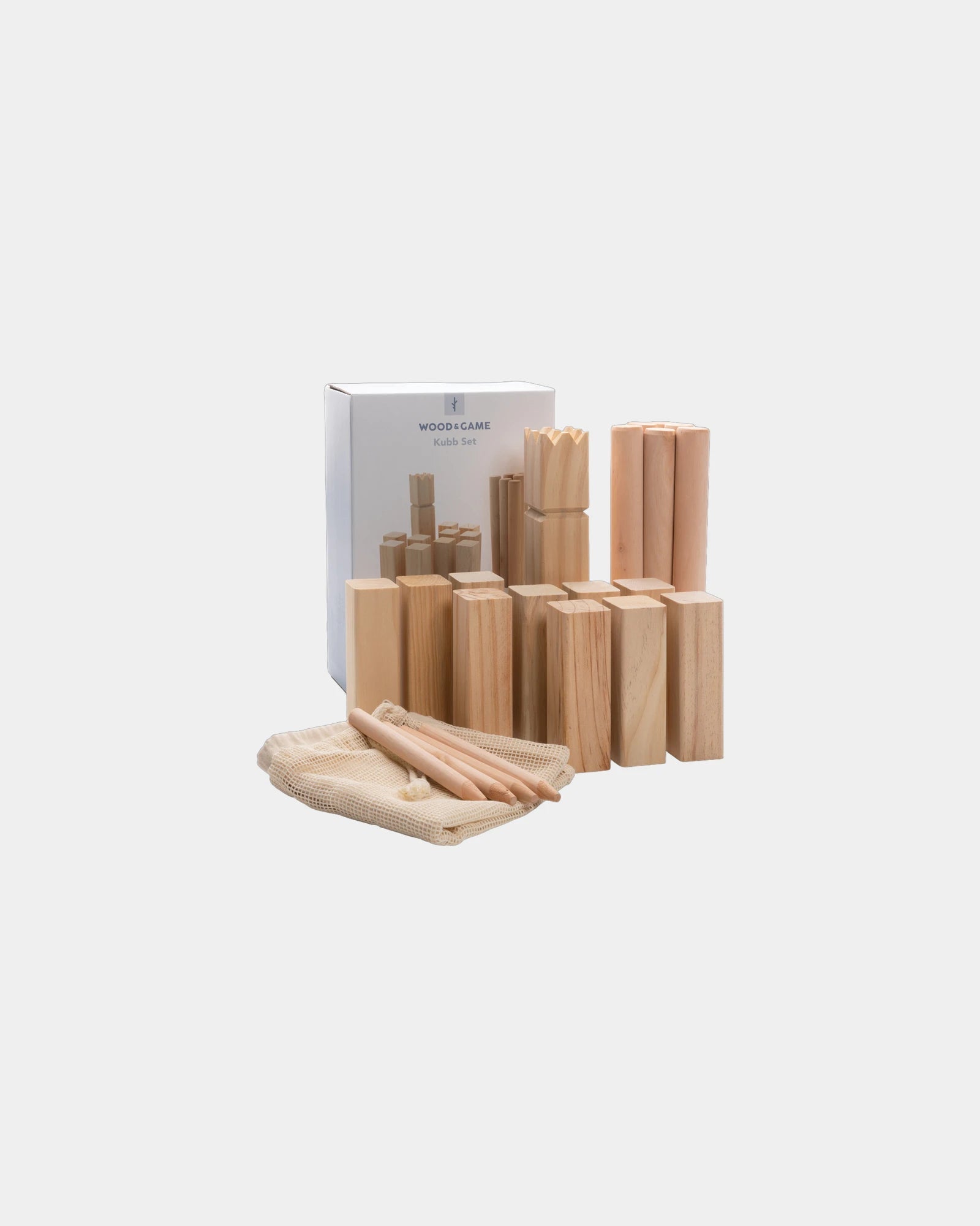 Kubb spel houten tuinspel met opbergtas om te personaliseren - 3