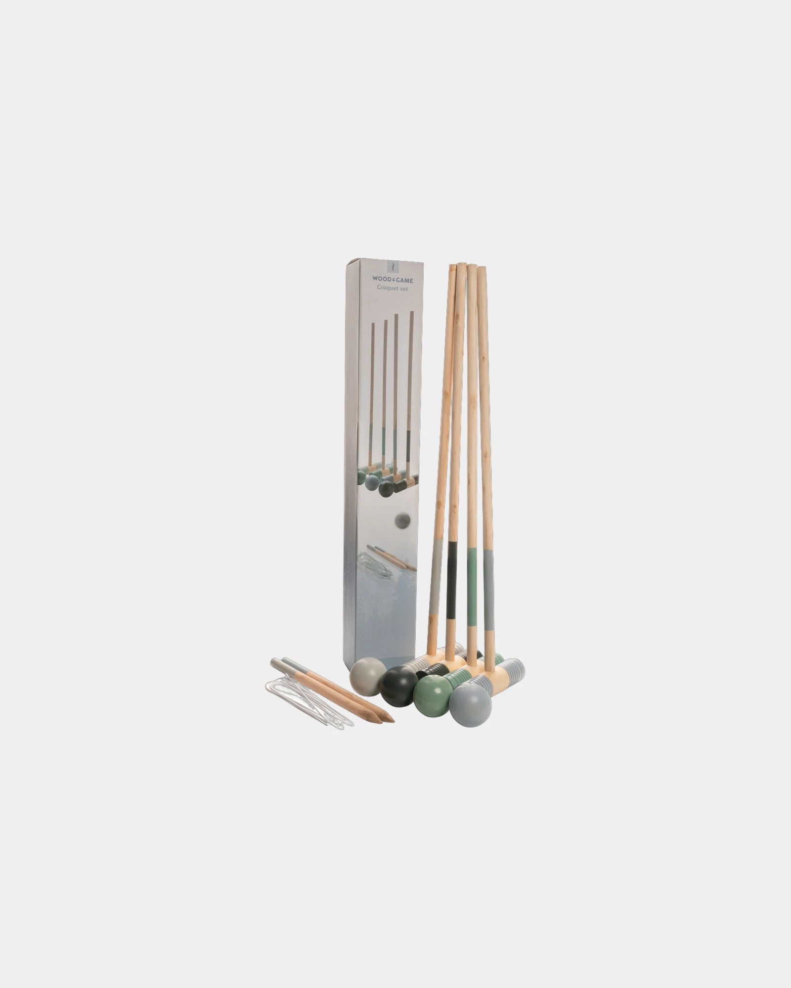 Croquetspel hout 4 spelers set om te personaliseren - 2