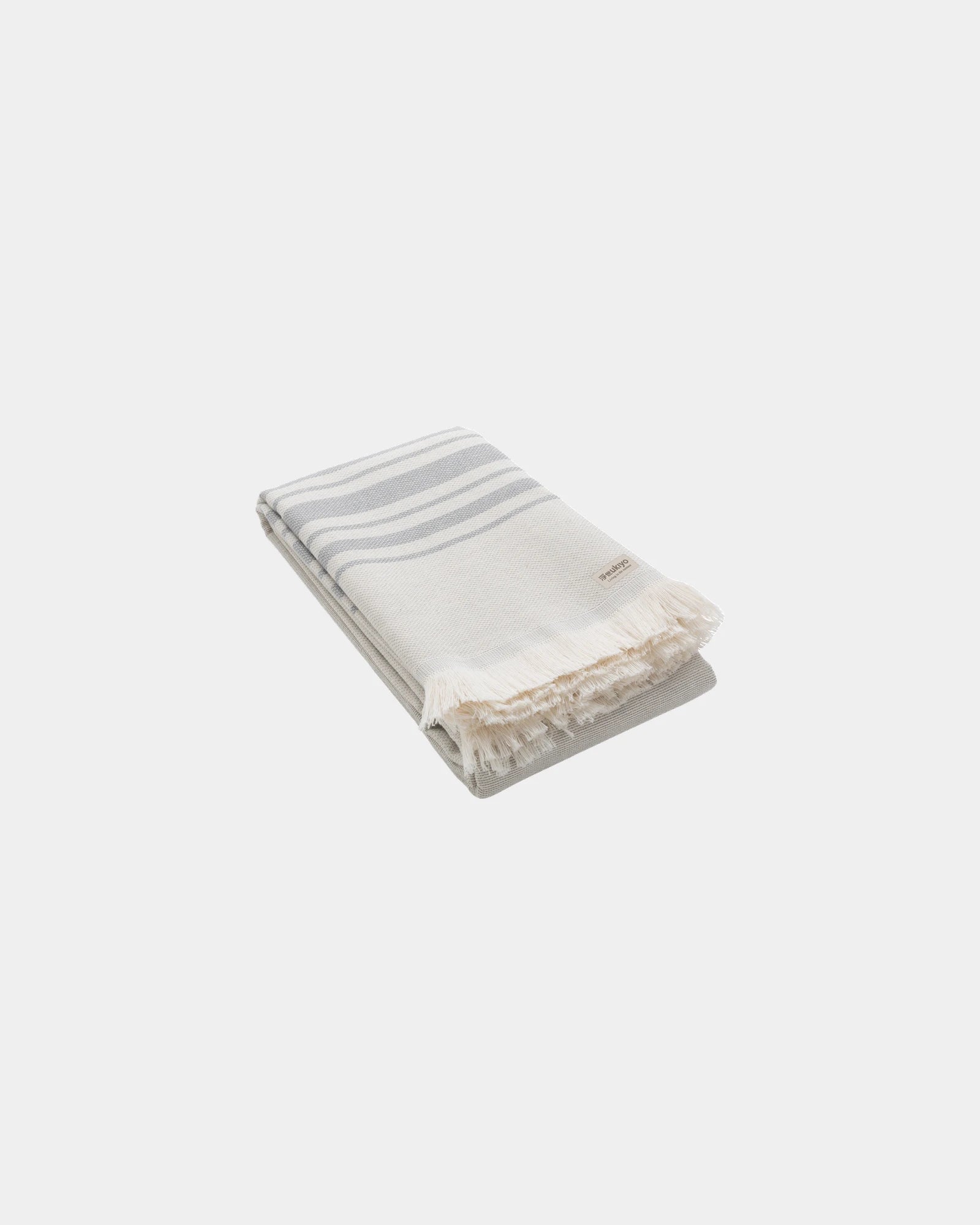 Hamamdoek gerecycled katoen AWARE om te personaliseren - Grijs