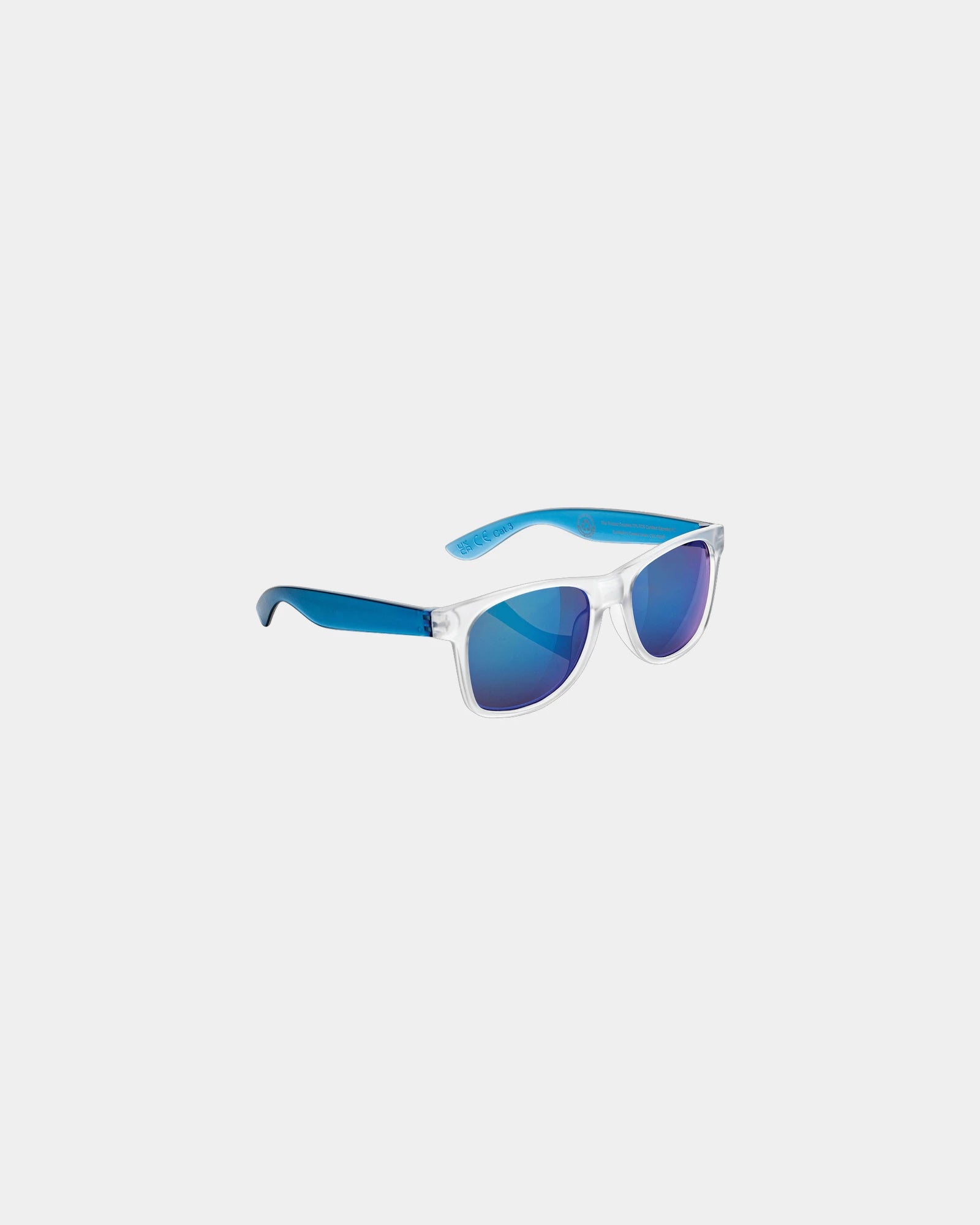 Zonnebril gerecycled RCS PC UV400 om te personaliseren - Blauw