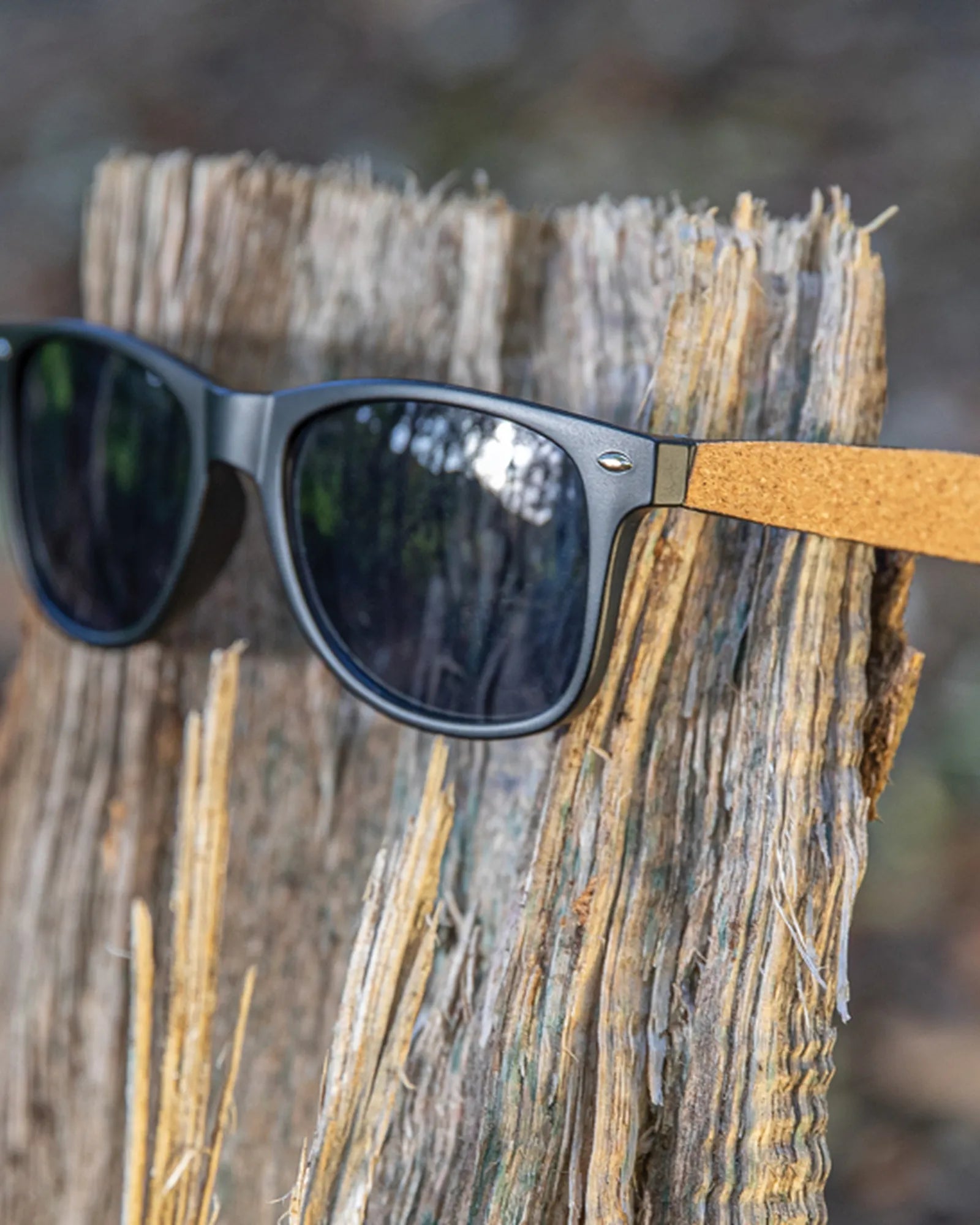 Zonnebril gerecycled PC GRS met kurk om te personaliseren - 5