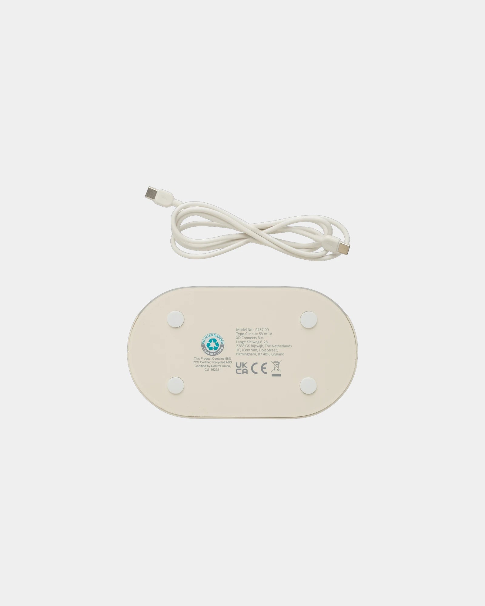Gerecyclede LED-klok RCS met witte ruis om te personaliseren - 7