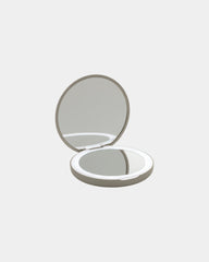 Make-upspiegel LED gerecycled plastic om te personaliseren - Beige