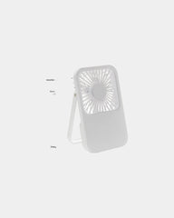 Bureauventilator gerecycled plastic RCS om te personaliseren - 7
