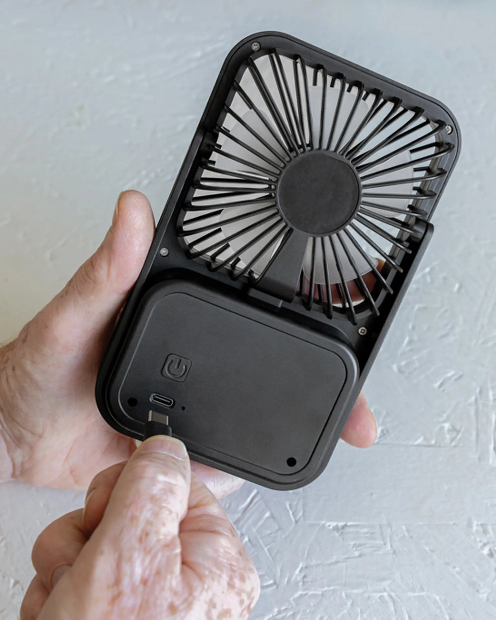 Bureauventilator gerecycled plastic RCS om te personaliseren - 5