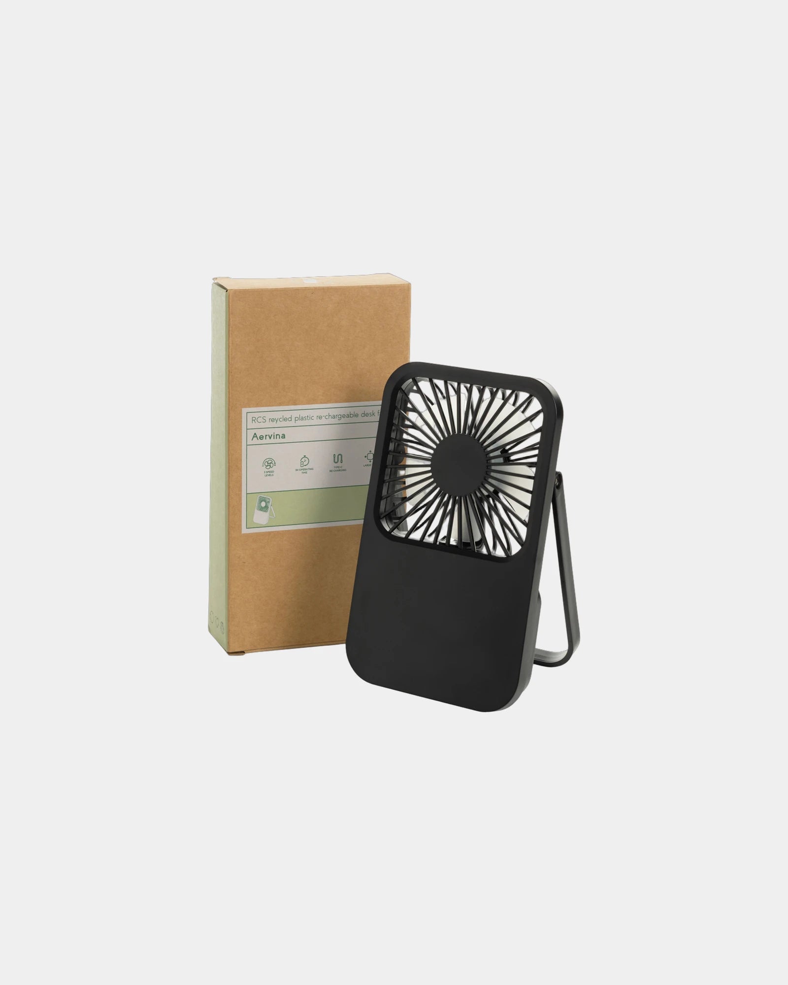Bureauventilator gerecycled plastic RCS om te personaliseren - 2
