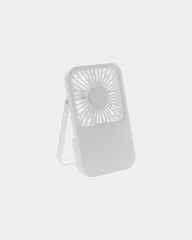 Bureauventilator gerecycled plastic RCS om te personaliseren - Wit