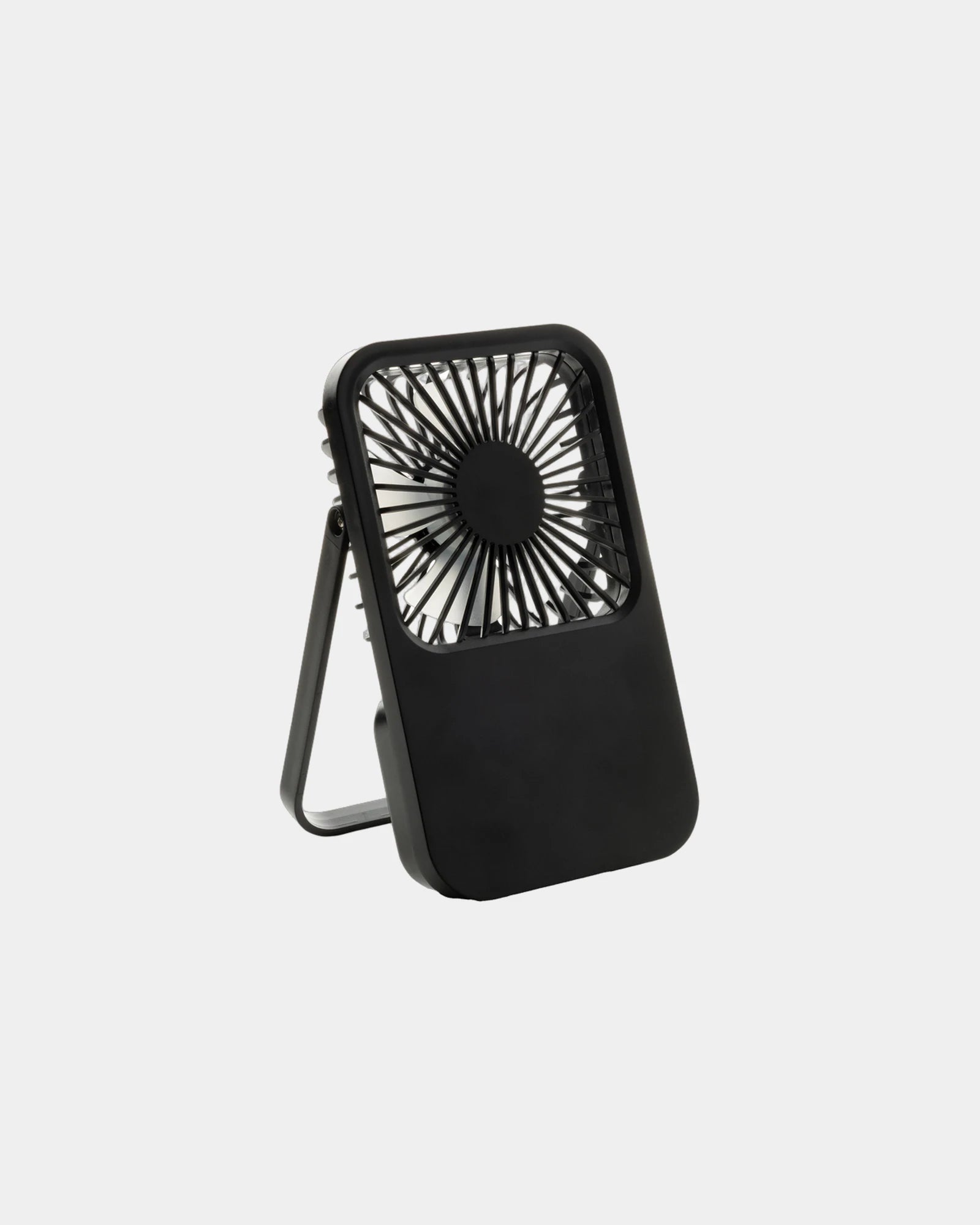 Bureauventilator gerecycled plastic RCS om te personaliseren - Zwart