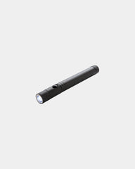 Telescopische zaklamp aluminium om te personaliseren - Zwart