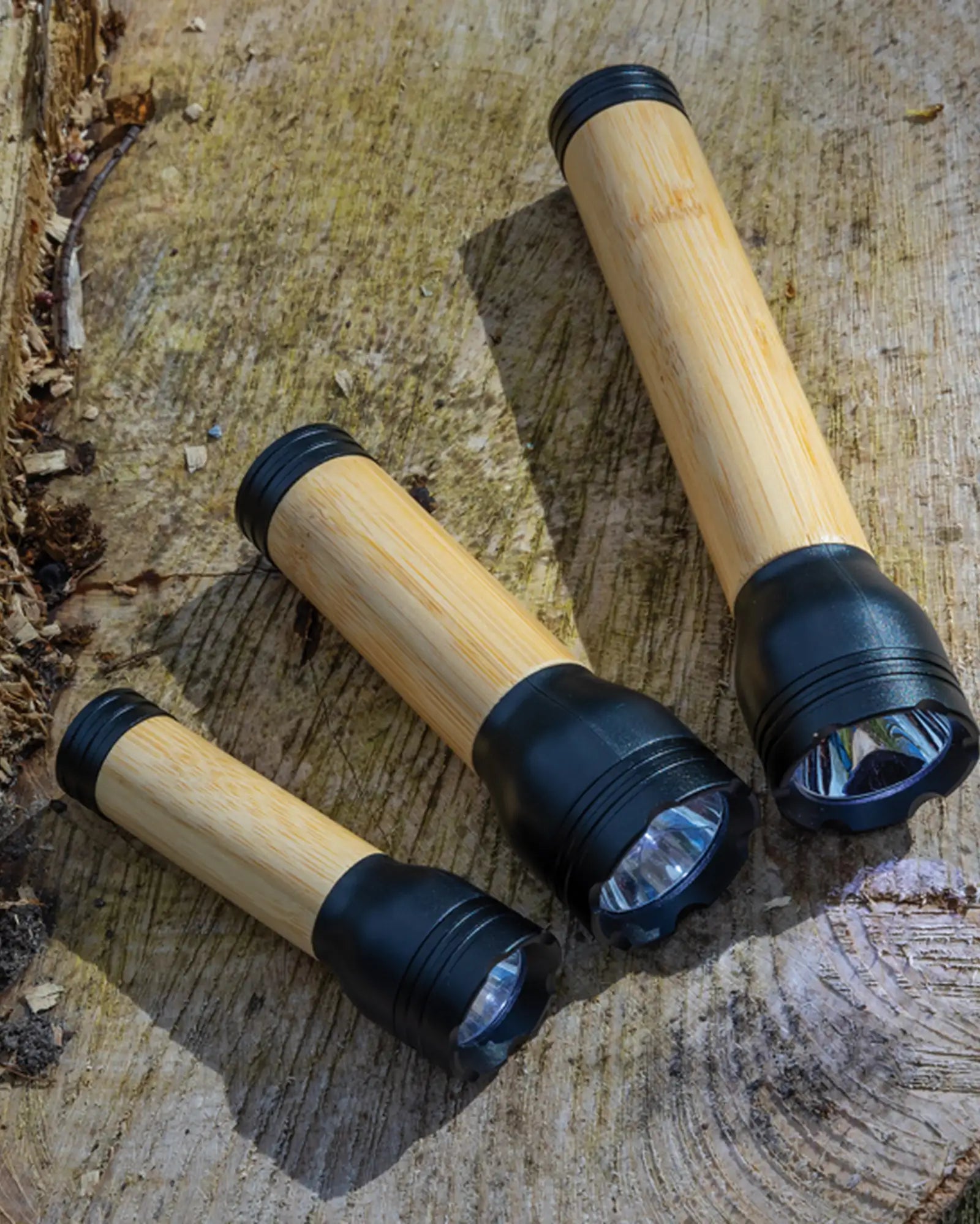 Zaklamp gerecycled RCS bamboe Lucid om te personaliseren - 6